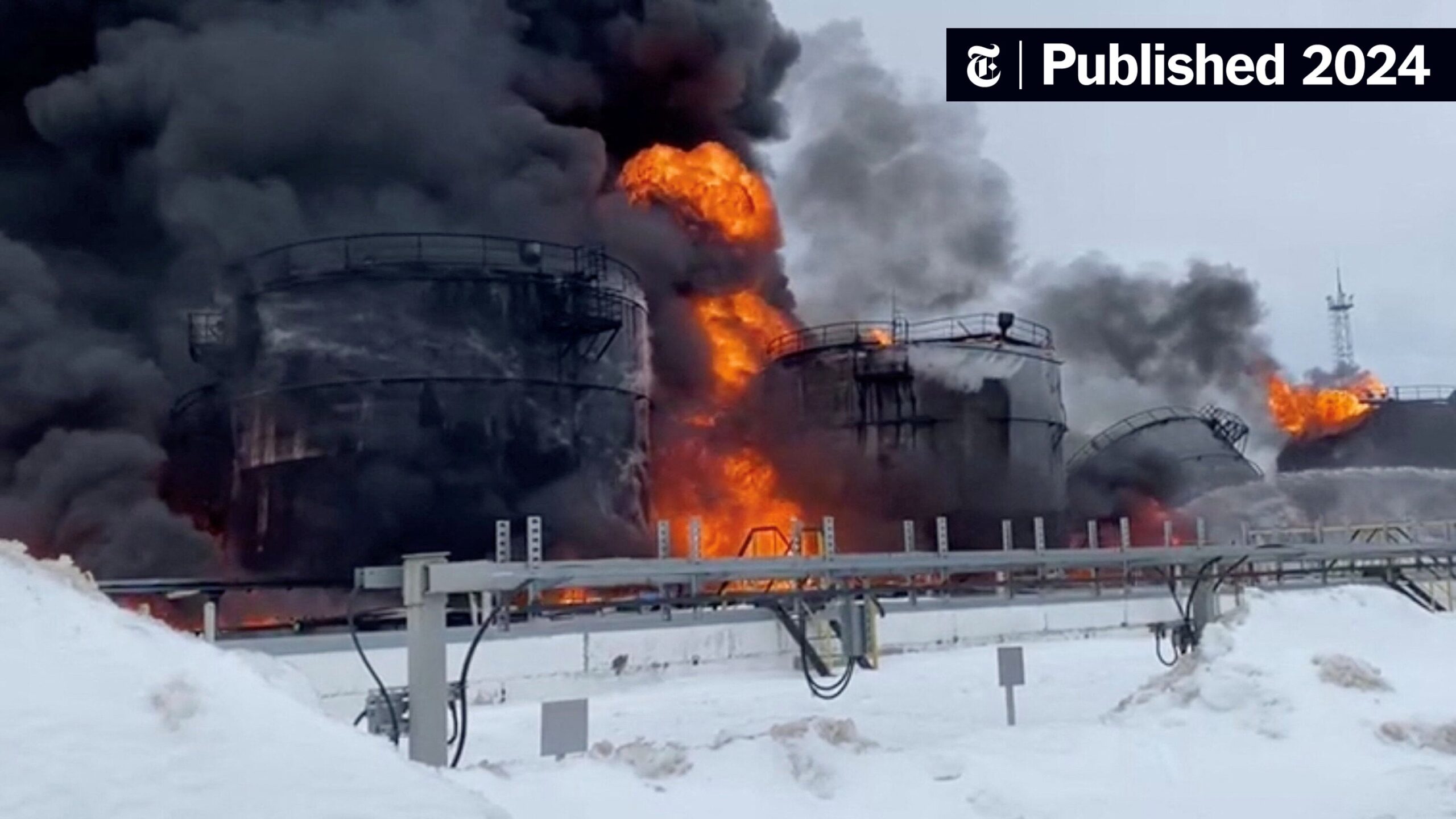 Ukrainian Industrial Facility Damaged in Odessa Region